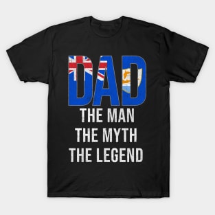 Anguillan Dad The Man The Myth The Legend - Gift for Anguillan Dad With Roots From Anguillan T-Shirt